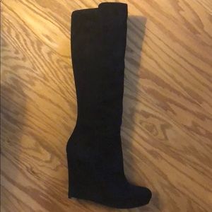 Jessica Simpson Black Wedge Boots